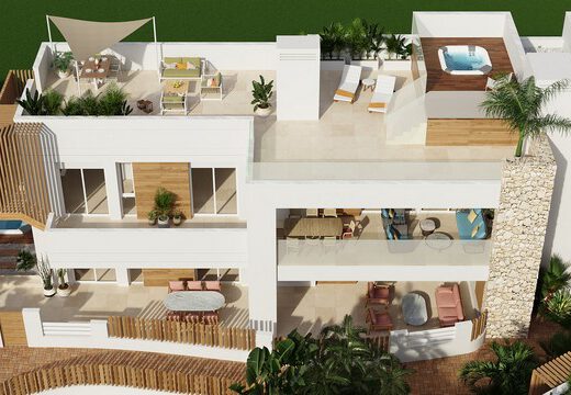 Modern apartmanok mediterrán környezetben